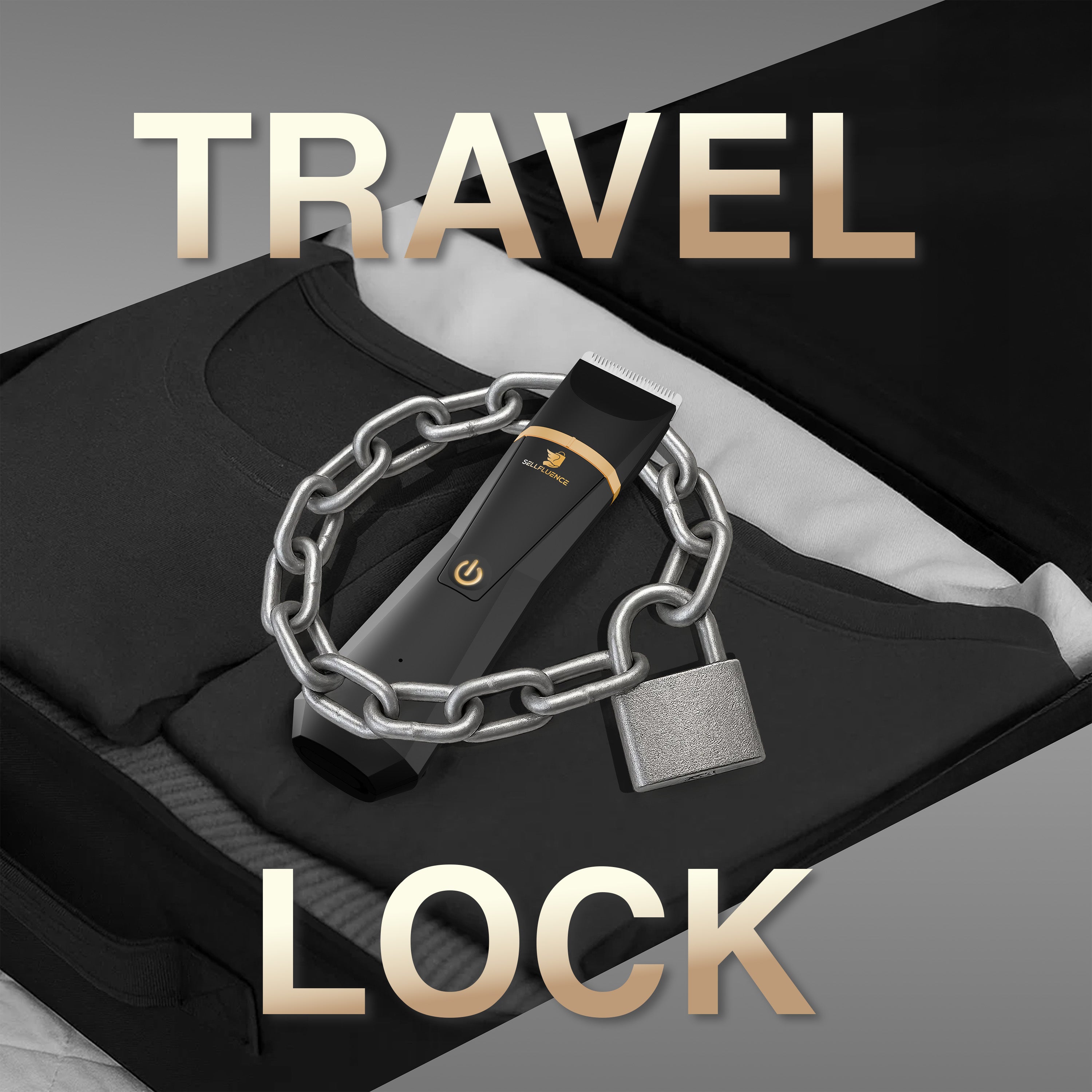 Masina de tuns si aparat de ras, Sellfluence Trimmer 2.0, multifunctional 3 in 1, de tuns, ras, nazal si conturare, pentru corp, inghinal, barba, nas, USB Type C, rezistent la apa, 7000 rpm