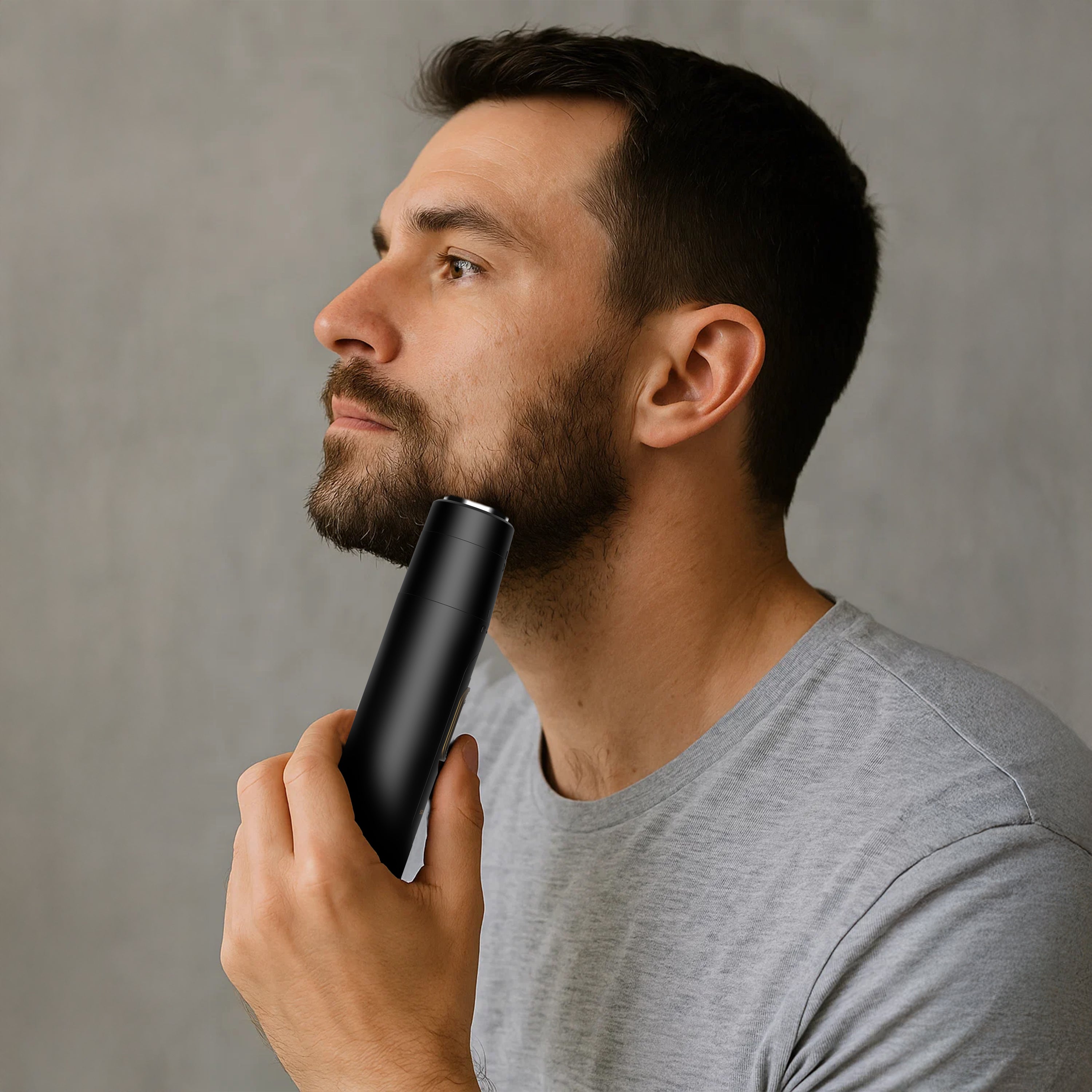 Masina de tuns pentru nas Sellfluence Nose Trimmer 3 in 1, multifunctional, cu cap separat pentru nas, sprancene si ras, rezistent la apa, wireless, 7000 rpm, autonomie 1-1.5h, incarcare USB Type C