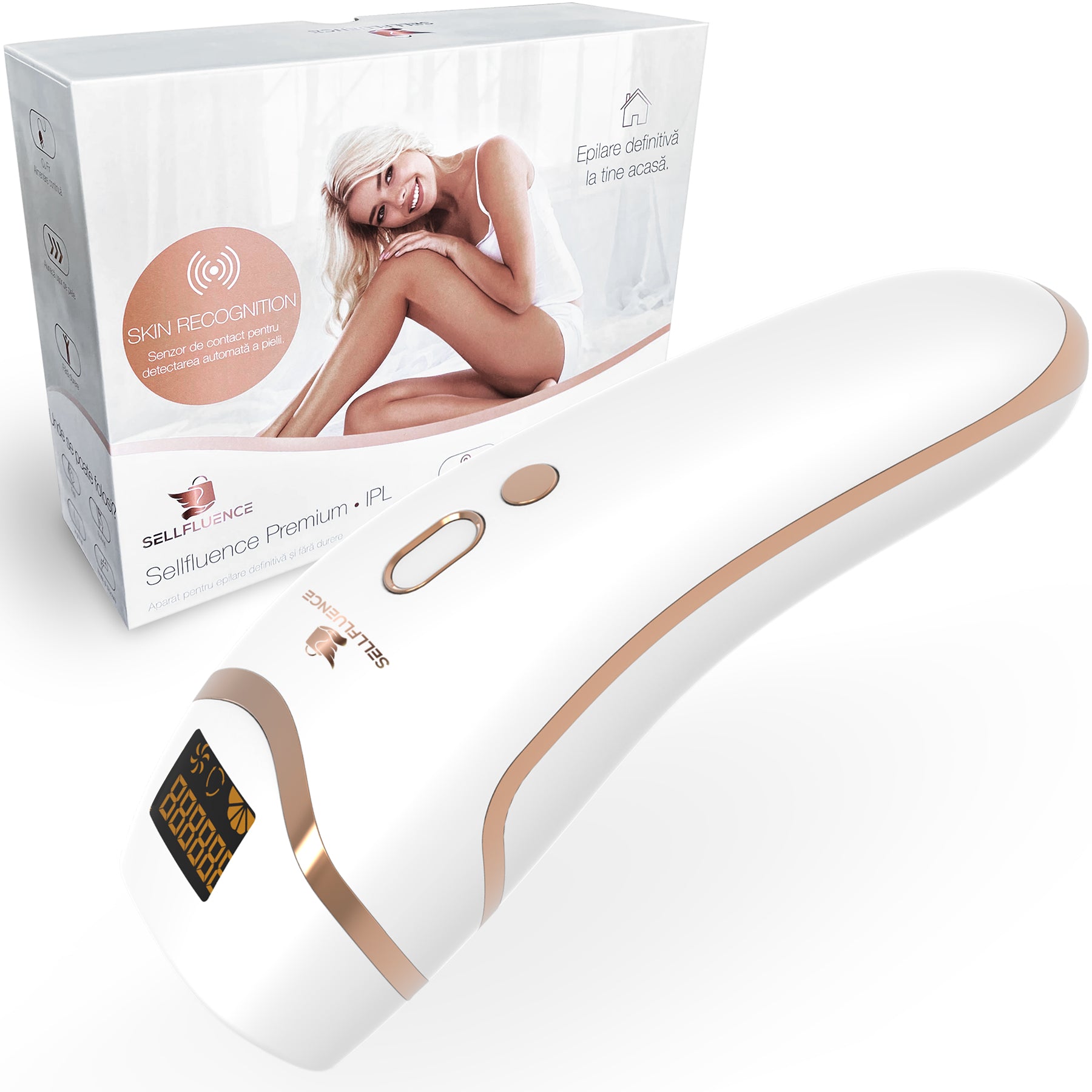 Epilator IPL Premium, alb